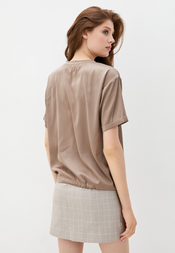 Блуза Lusio цвет коричневый  Фото 3