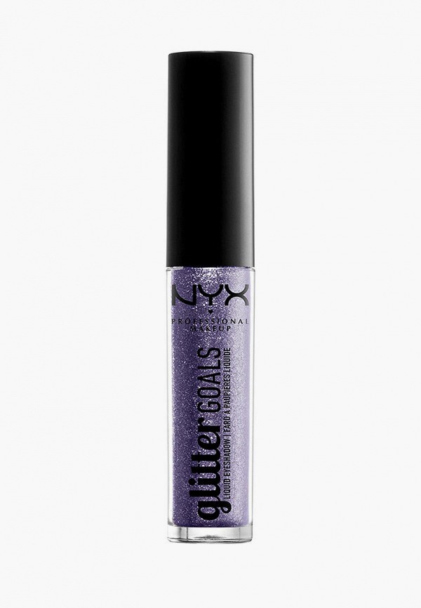 

Тени для век Nyx Professional Makeup, Фиолетовый, GLITTER GOALS, 3.5 мл