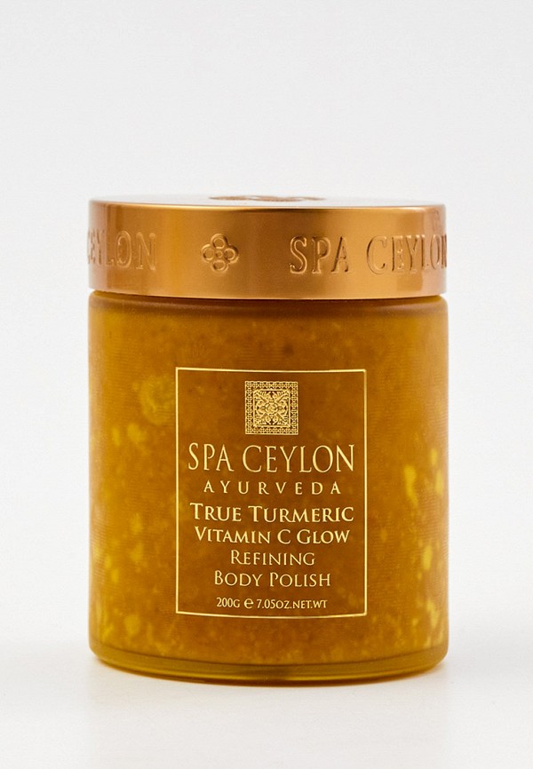

Скраб для тела Spa Ceylon, Прозрачный, КУРКУМА, 200 г