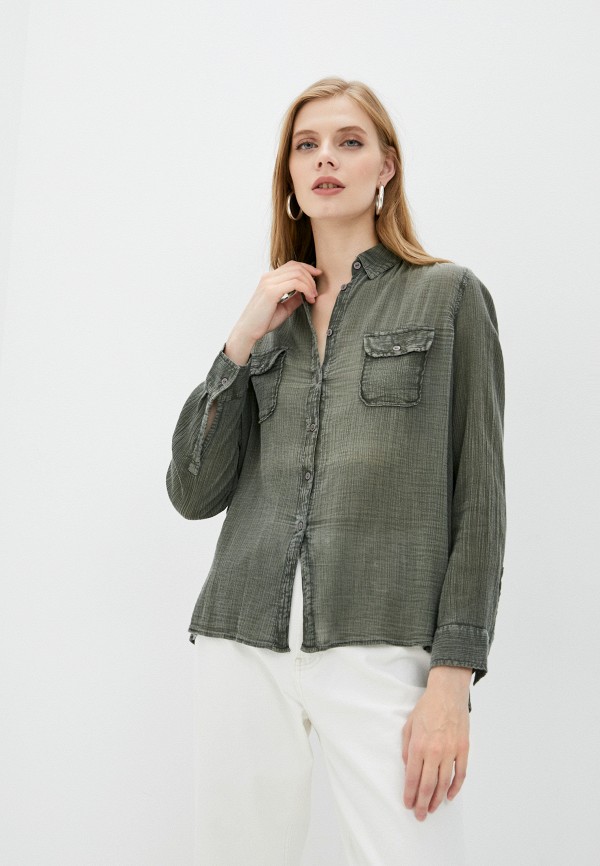 

Блуза Mavi, Хаки, FOLDED SLEEVE SHIRT