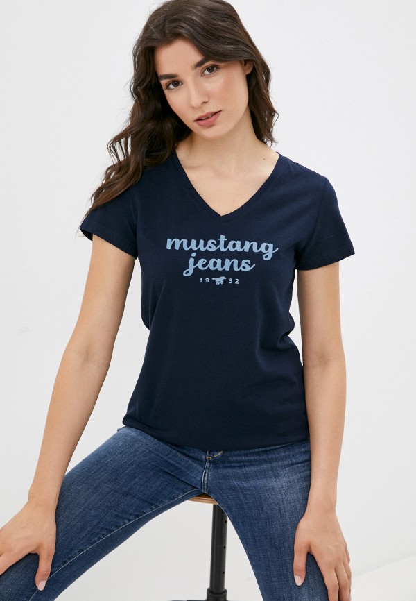 

Футболка Mustang, Синий, Alexia V Print