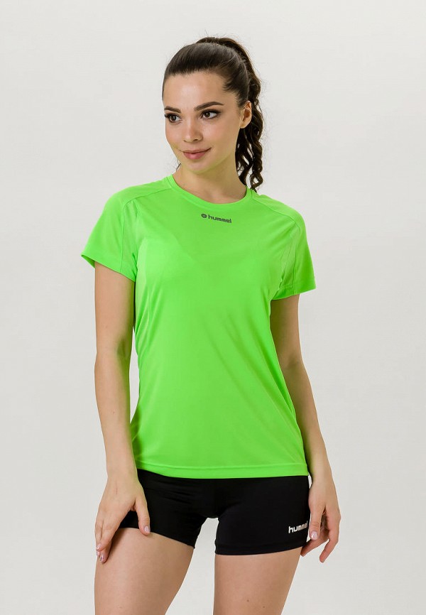 

Футболка спортивная Hummel, Зеленый, RUNNER WO SS