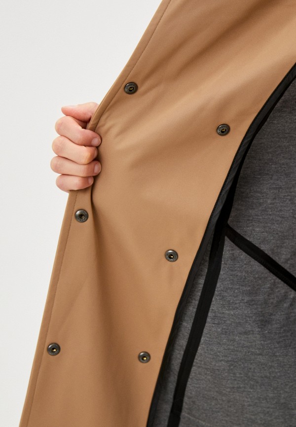 Плащ Bask коричневый, размер 46, фото 5