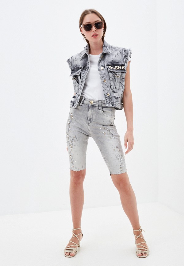 фото Жилет джинсовый dshe