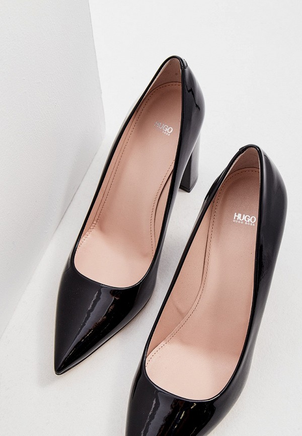 

Туфли Hugo, Черный, Ines Chunky Pump 85-P
