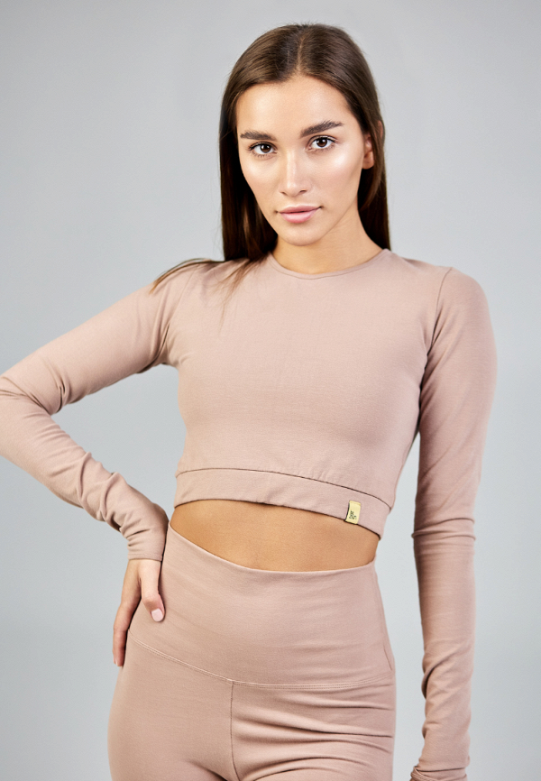 

Топ спортивный Zen Wear, Бежевый, Zen Wear MP002XW07LHF