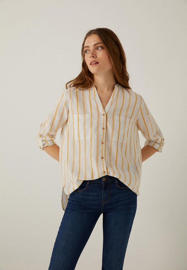 

Блуза Springfield, Белый, Springfield MP002XW07LT3