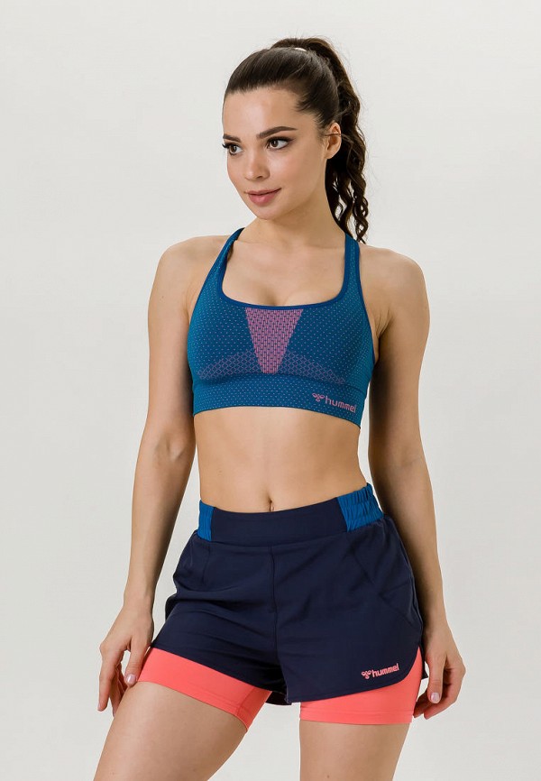 

Топ спортивный Hummel, Синий, FELICITY SEAMLESS