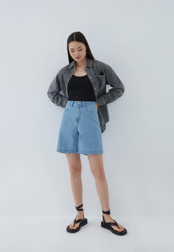 фото Шорты джинсовые zarina