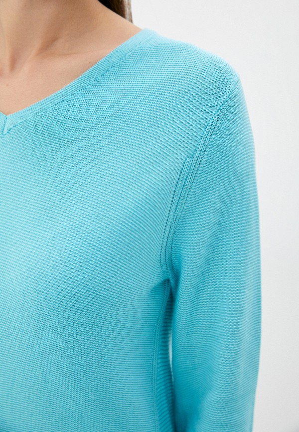 Пуловер Micha цвет бирюзовый  Фото 4
