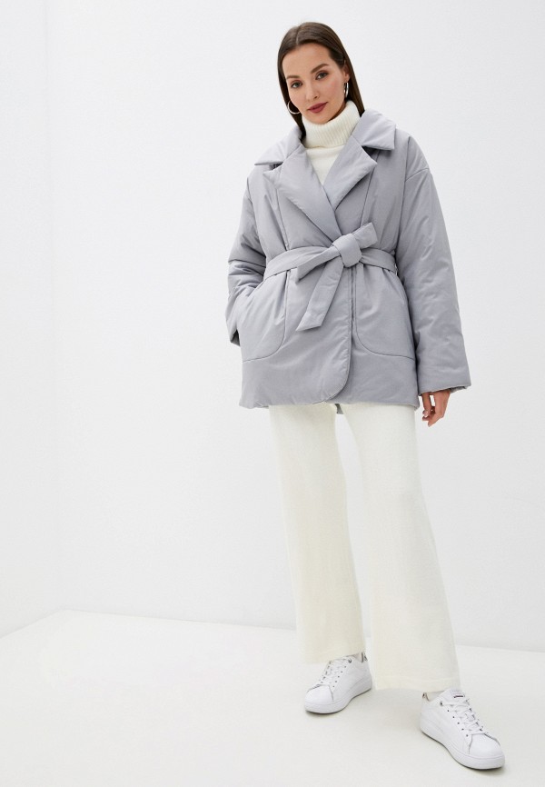 Куртка утепленная Vera Nicco цвет серый  Фото 2