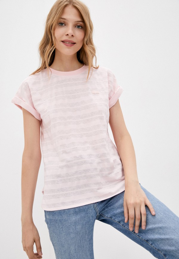 

Футболка Lacoste, Розовый