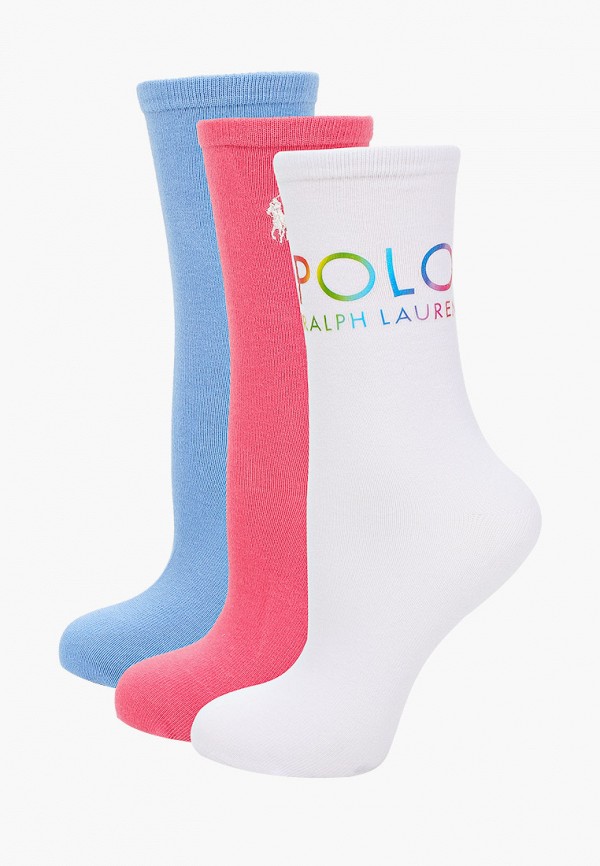 Носки 3 пары Polo Ralph Lauren разноцветный  MP002XW07QD1