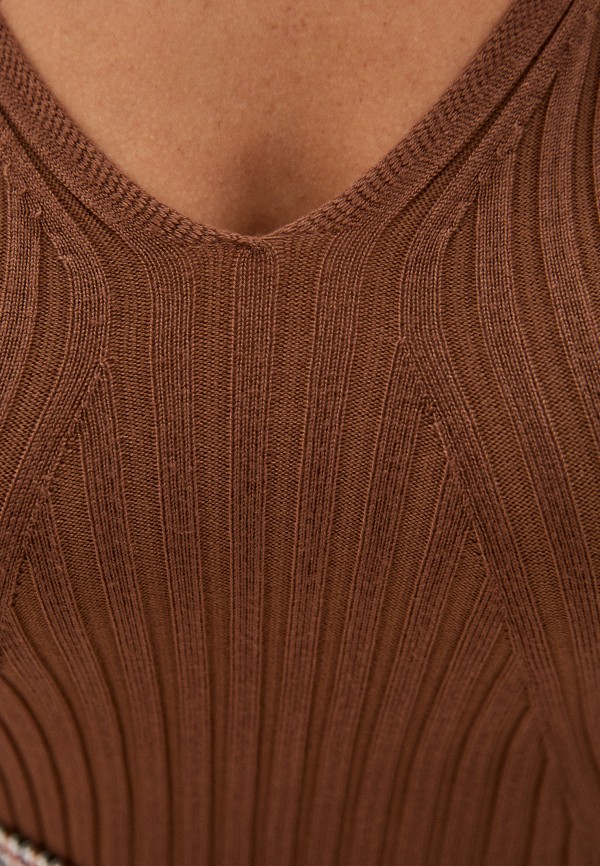 Пуловер Befree цвет коричневый  Фото 4