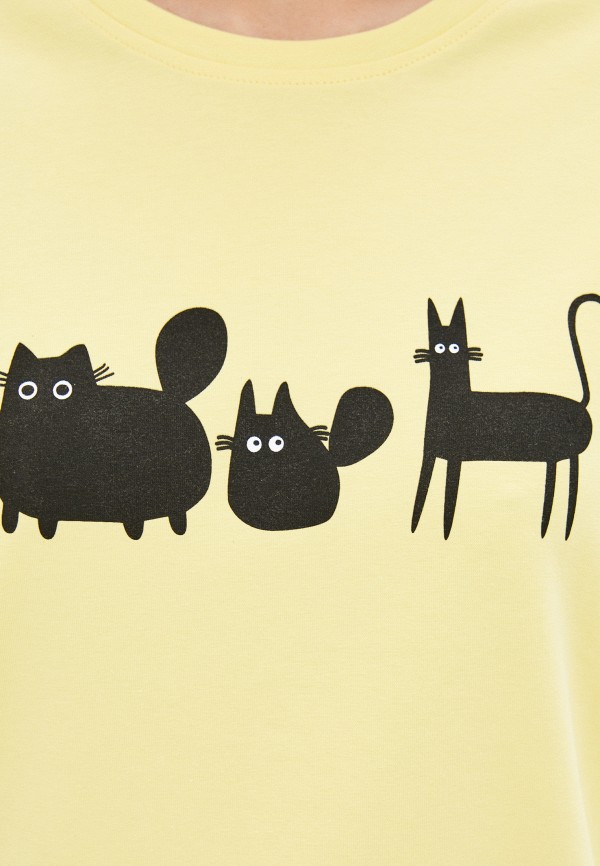 

Футболка To Molly from James, Желтый, Base Yellow Cats