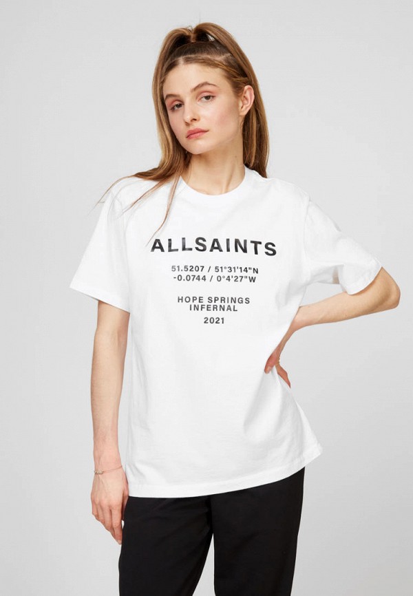 

Футболка AllSaints, Белый, CO-ORDINATES BF TEE