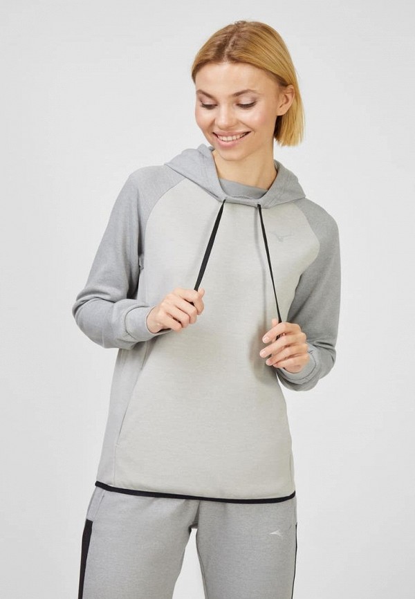 

Худи Mizuno, Серый, Athletic