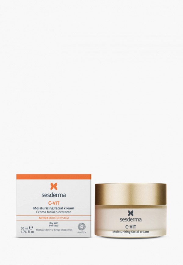 

Крем для лица Sesderma, Бежевый, увлажняющий C-VIT, 50 мл