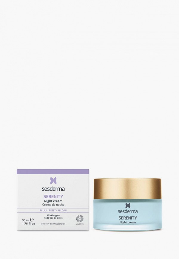 

Крем для лица Sesderma, Голубой, ночной SERENITY, 50 мл
