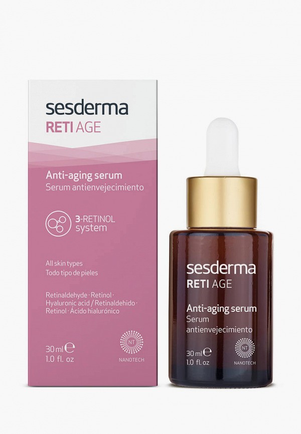 

Сыворотка для лица Sesderma, Белый, антивозрастная RETI AGE, 30 мл