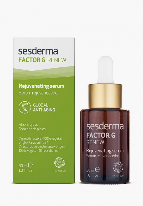 

Сыворотка для лица Sesderma, Прозрачный, омолаживающая FACTOR G RENEW, 30 мл