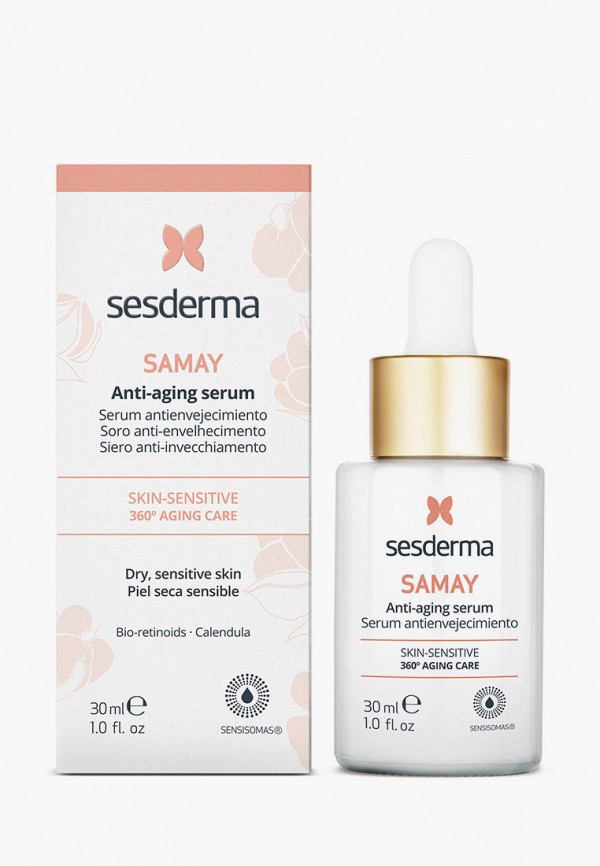 

Сыворотка для лица Sesderma, Белый, антивозрастная SAMAY, 30 мл