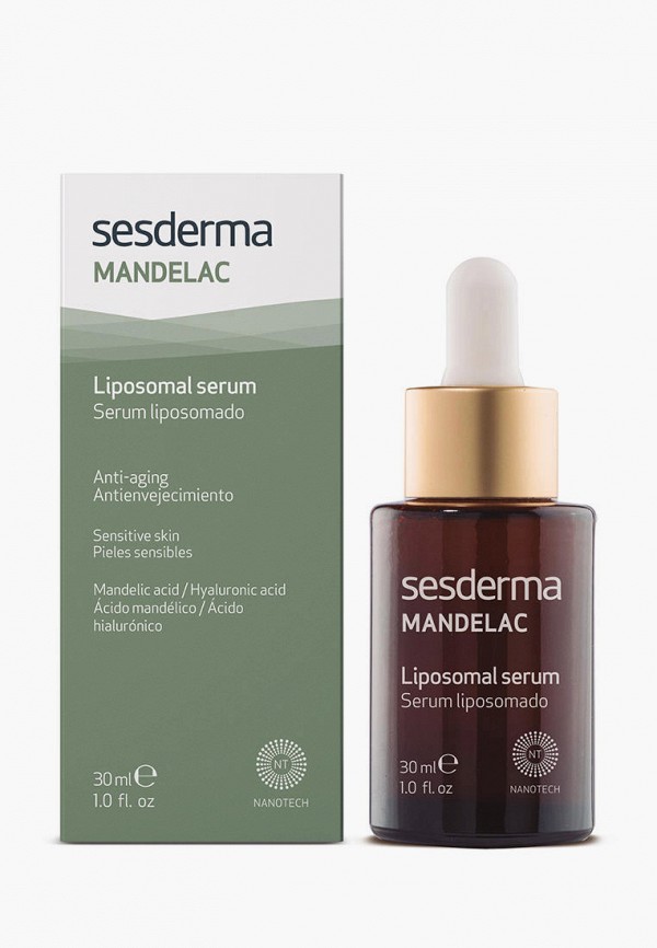 

Сыворотка для лица Sesderma, Прозрачный, липосомальная с миндальной кислотой MANDELAC, 30 мл