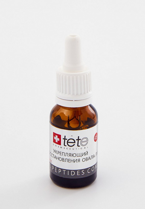 

Лосьон-сыворотка для лица TETe Cosmeceutical, Прозрачный, биокомплекс укрепляющий для восстановления овала лица 45+, Biocomplex 45+, 15 мл