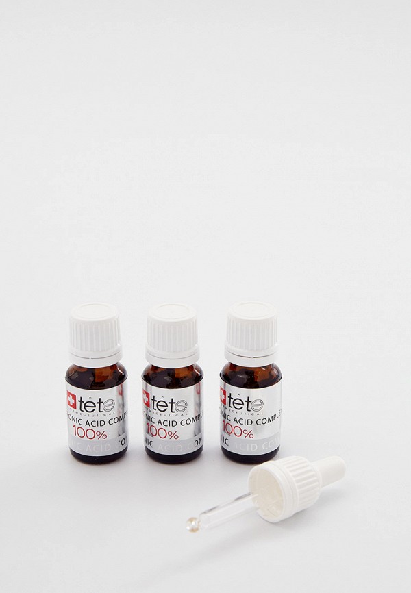 

Лосьон-сыворотка для лица TETe Cosmeceutical, Прозрачный, гиалуроновая кислота 100%, Hyaluronic Acid 100%, 30 мл (3*10 мл)