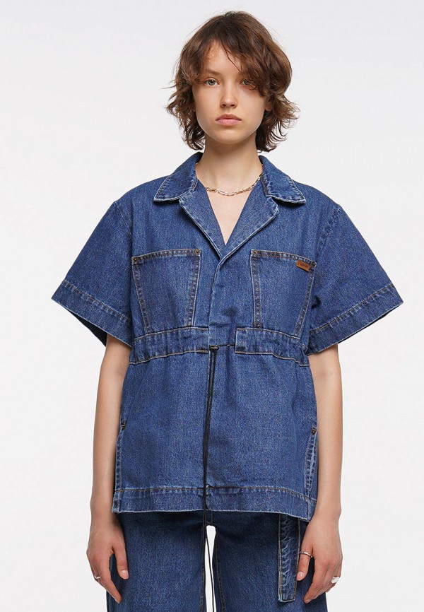 

Рубашка джинсовая WhyNotDenim, Синий, WhyNotDenim MP002XW07ULS