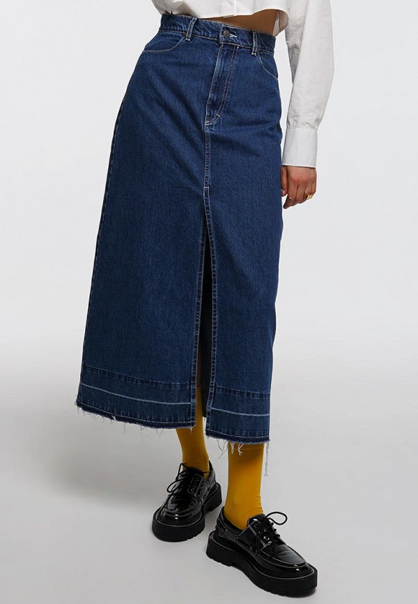 

Юбка джинсовая WhyNotDenim, Синий, WhyNotDenim MP002XW07ULW