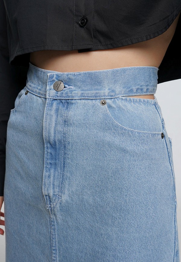 

Юбка джинсовая WhyNotDenim, Голубой, WhyNotDenim MP002XW07ULX