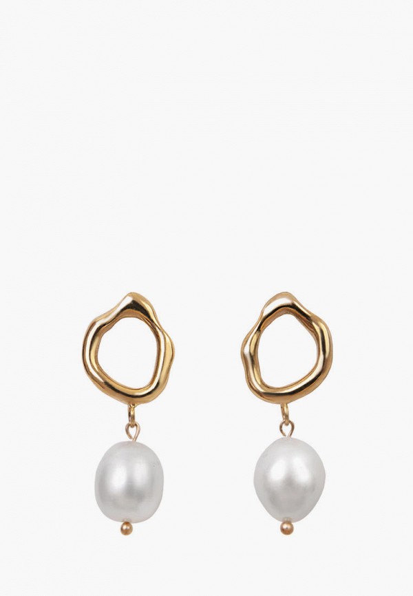 

Серьги Yatany, Разноцветный, Pearl and Chain