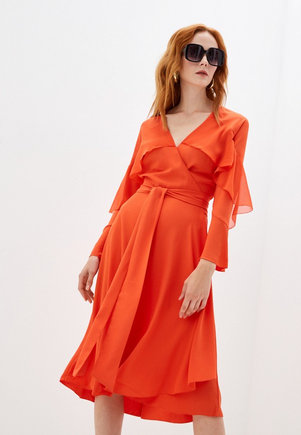 Платье Lilly Bennet цвет оранжевый 