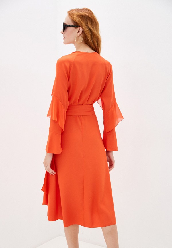 Платье Lilly Bennet цвет оранжевый  Фото 3