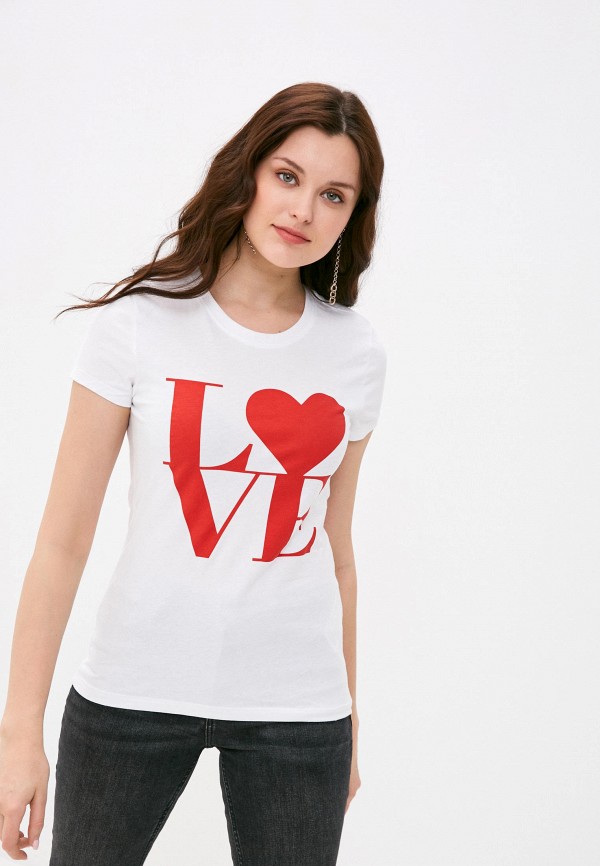 

Футболка Only, Белый, LOVE LIFE