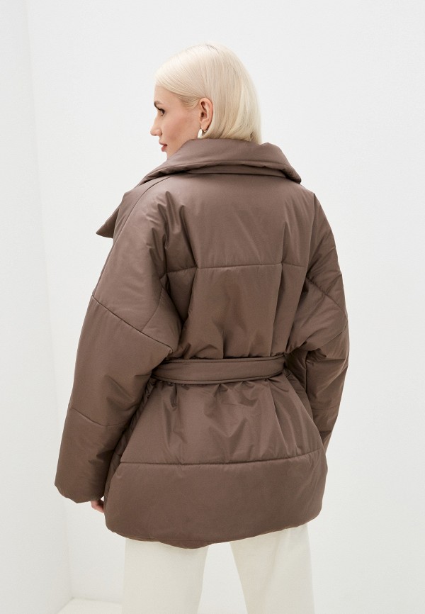 Куртка утепленная Vera Nicco цвет коричневый  Фото 3