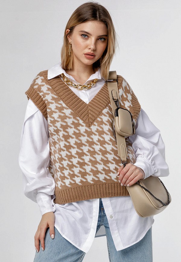 

Жилет Gepur, Коричневый, Gepur MP002XW081I8
