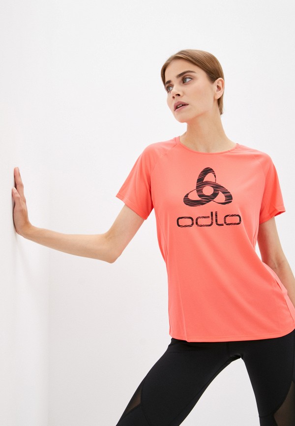 

Футболка спортивная Odlo, Коралловый, ESSENTIAL PRINT