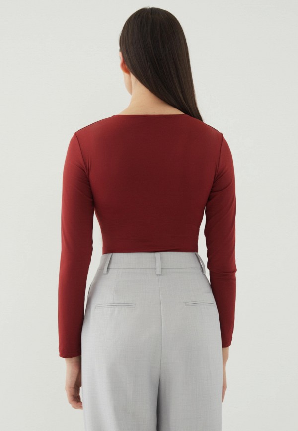 

Боди Zarina, Коричневый, Exclusive online