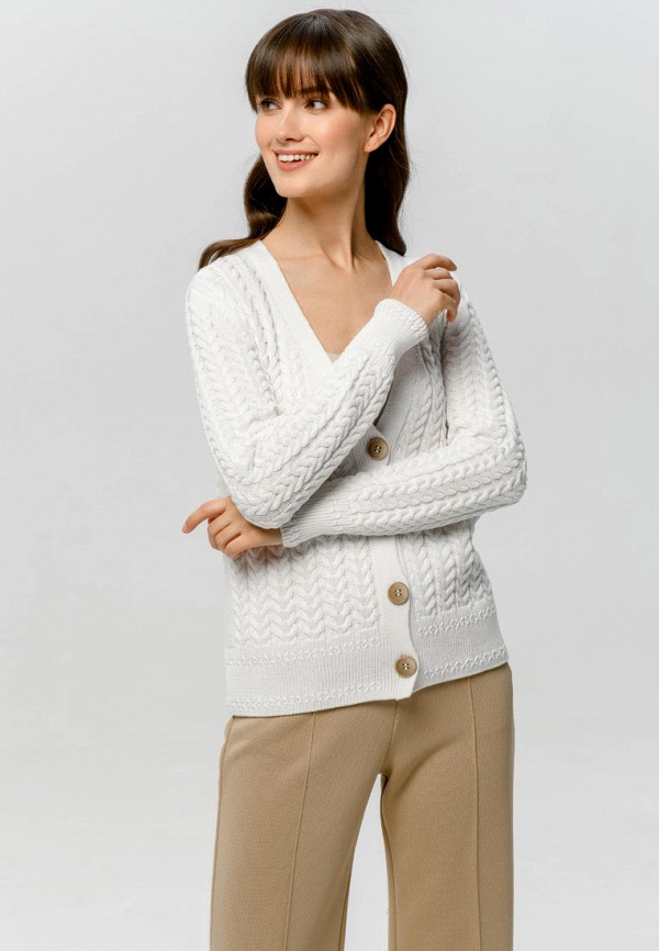 Кардиган Scandica белый, размер 44, фото 4