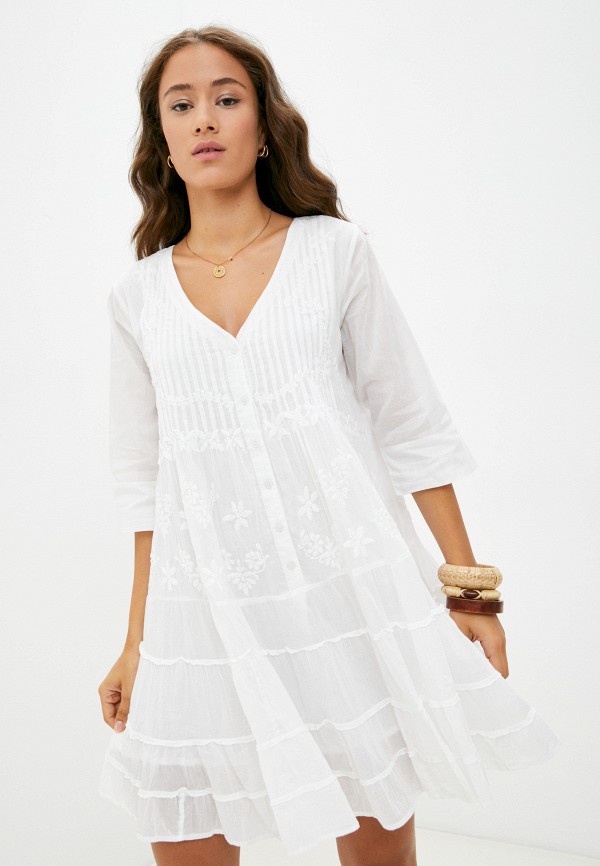 Платье Naemy Beach цвет белый 