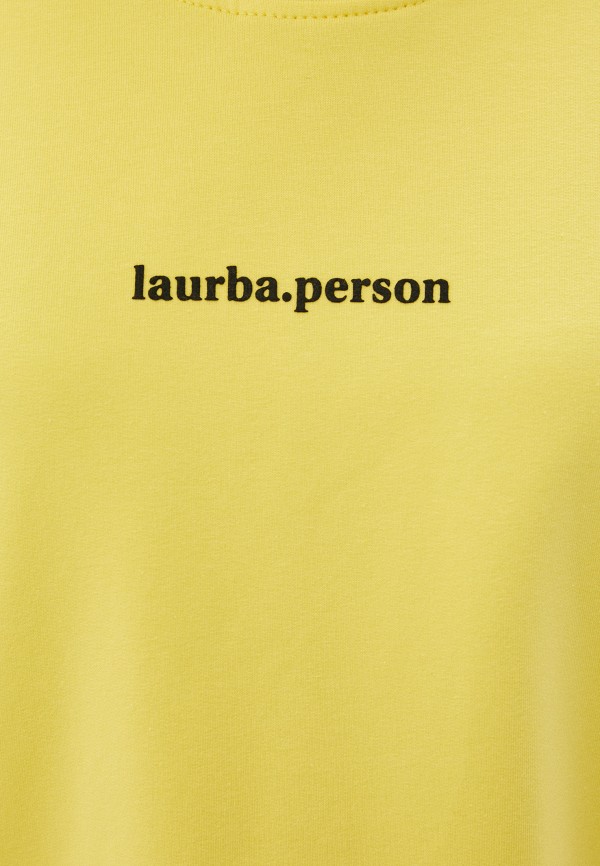Футболка La Urba Person цвет желтый  Фото 3