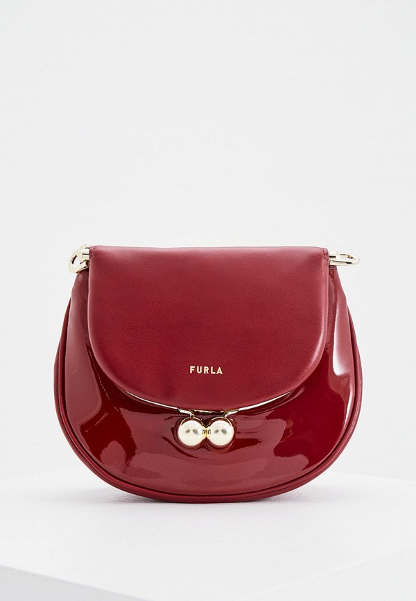 

Сумка Furla, Бордовый, FURLA PORTAGIOIA MINI CROSSBODY