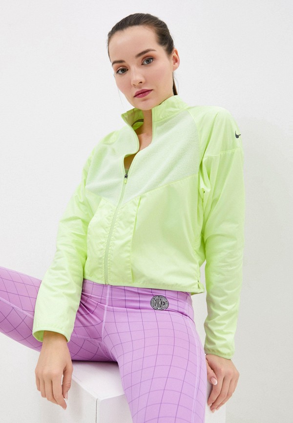 

Олимпийка Nike, Зеленый, W NK RUN DVN TOP MID