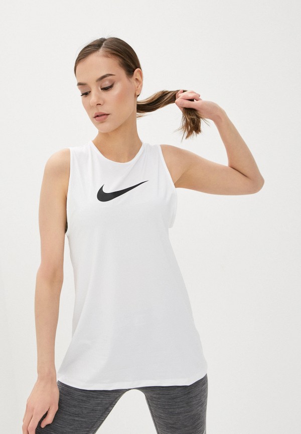 

Майка спортивная Nike, Белый, W NP TANK ESSNTL OPEN BCK GX