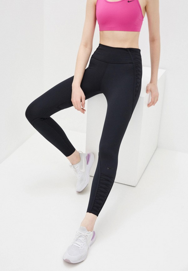 

Леггинсы Nike, Черный, W NIKE ONE LUX 7/8 LACING TGHT