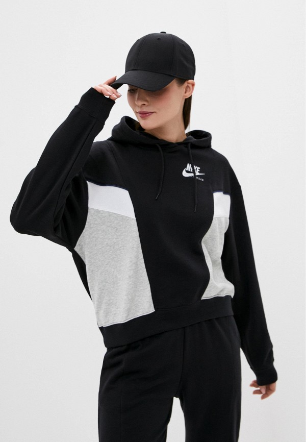 

Худи Nike, Черный, W NSW HERITAGE HOODIE FLC