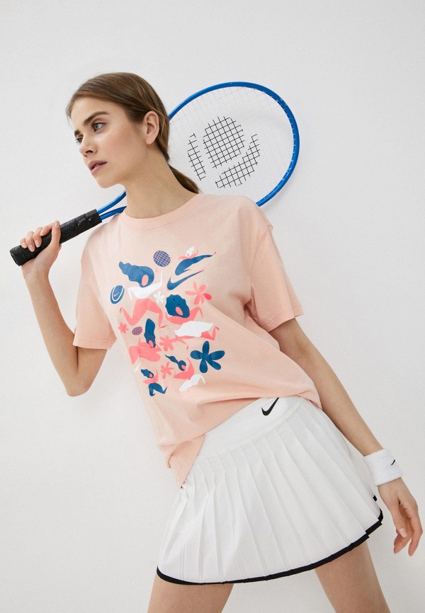 

Футболка спортивная Nike, Розовый, W NKCT INT W DAY TEE