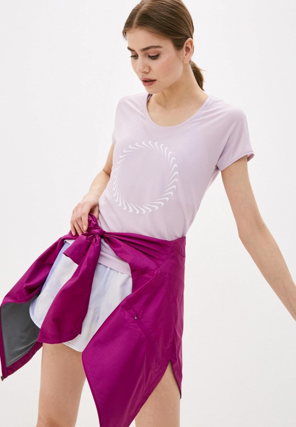 

Футболка спортивная Nike, Фиолетовый, W NK ICON CLASH MILER SS